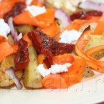 салат из печеного картофеля