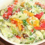 Кус-кус с печеными овощами