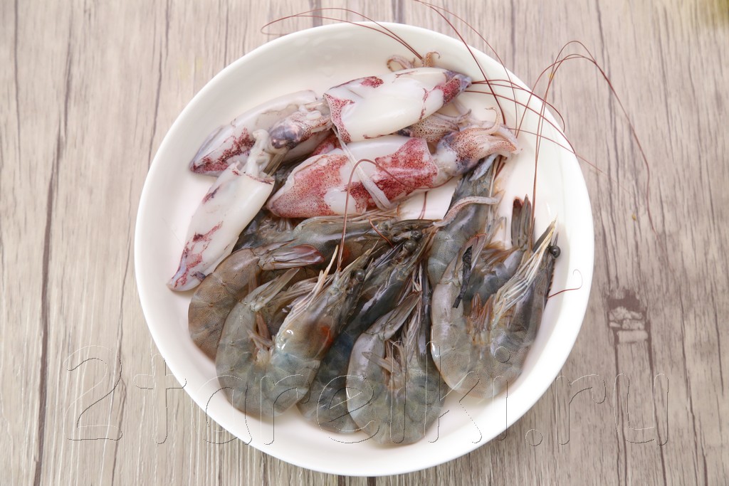 Том Ям Кха с морепродуктами / Tom Kha